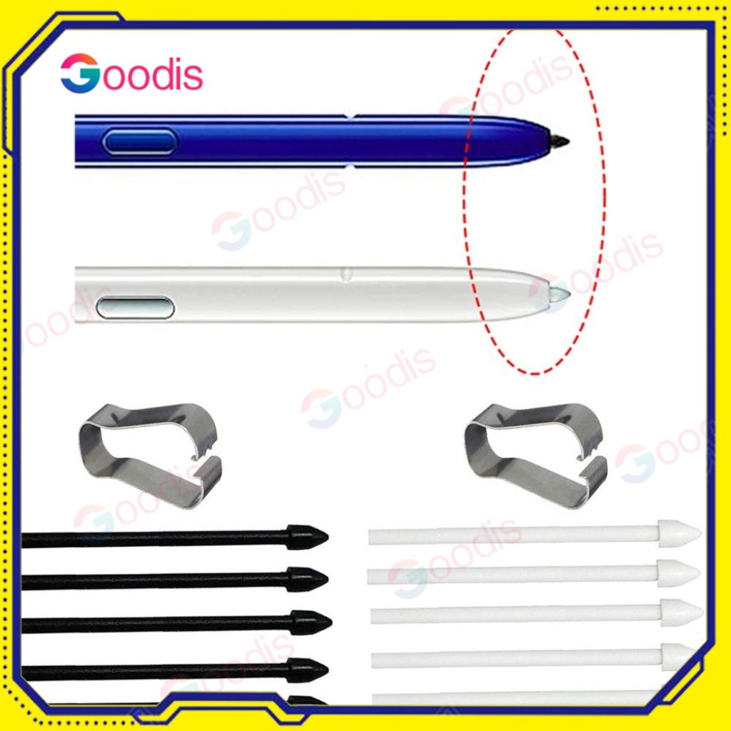 หัวปากกาสไตลัส ไส้ปากกา 5Pcs Stylus Pen Tips Samsung Galaxy Tab S6 lite S9 plus S7 FE S8 S10 Ultra Note10 20 S22 S23 Nib