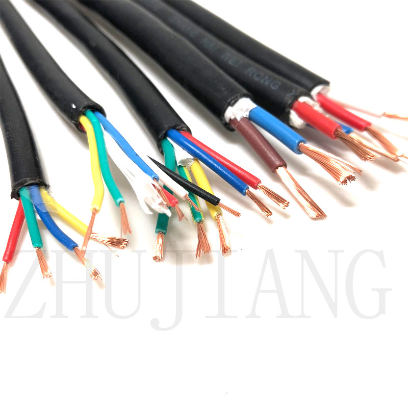 G Wire RVV6 * 0.75 แกนทองแดง Multi-Strand Soft Sheath สายไฟสายไฟสัญญาณ 0.75 ตาราง