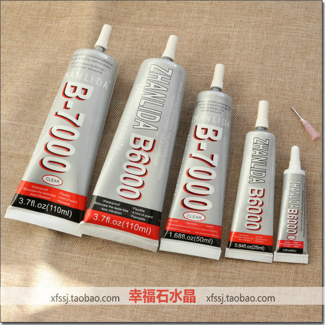 อุปกรณ์เครื่องประดับ DIY B6000 กาว B7000 กาวมาพร้อมกับเข็ม Handmade Hairpin เครื่องประดับโลหะกาวโปร่