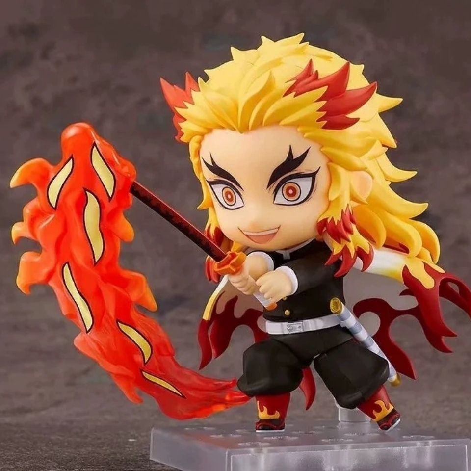 Anime Demon Slayer Blade Purgatory Kyojuro Yanzhu รุ่น Q Nendoroid 1541 Movable Face Change Boxed Fi