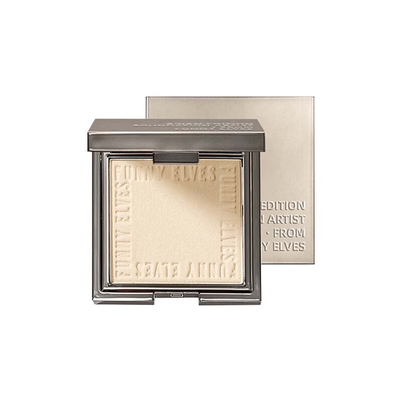 ตลกเอลฟ์ Fangli Soft Focus Loose Focus Loose Pressed Powder NU00 สีใส 7g/กล่องควบคุมน้ํามัน Fixing แ