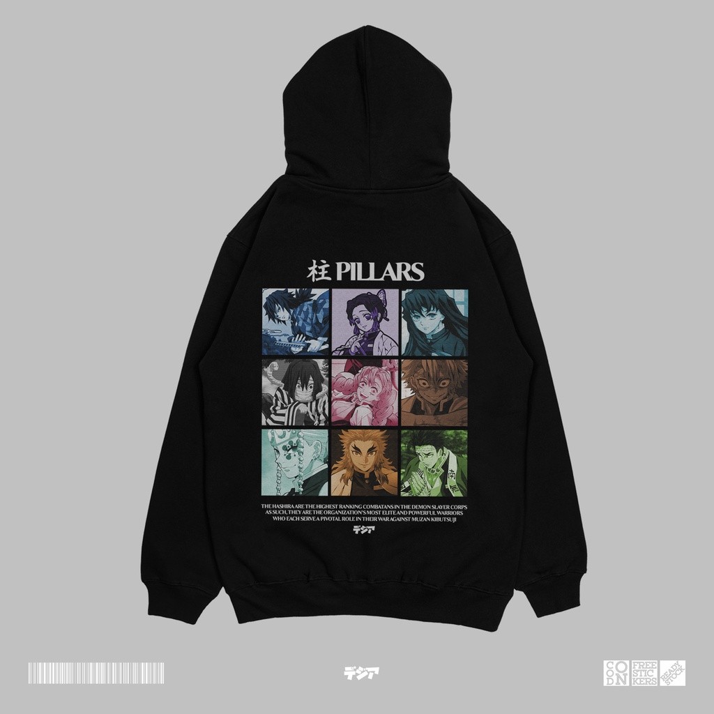 Hoodie Hashira Pillars Demon Slayer Kimetsu no Yaiba JUMPER ANIME MANGA SWETER DJA CLOTH S-5XL