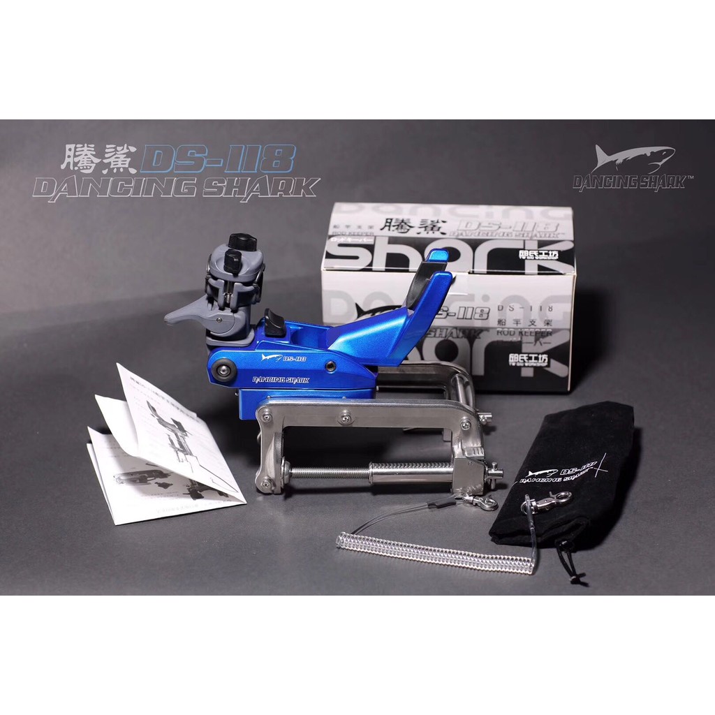 Davasimanoteng Shark DS-118 .quick attack boat fishing rod bracket พร้อม turret และ rack สำหรับติดตั