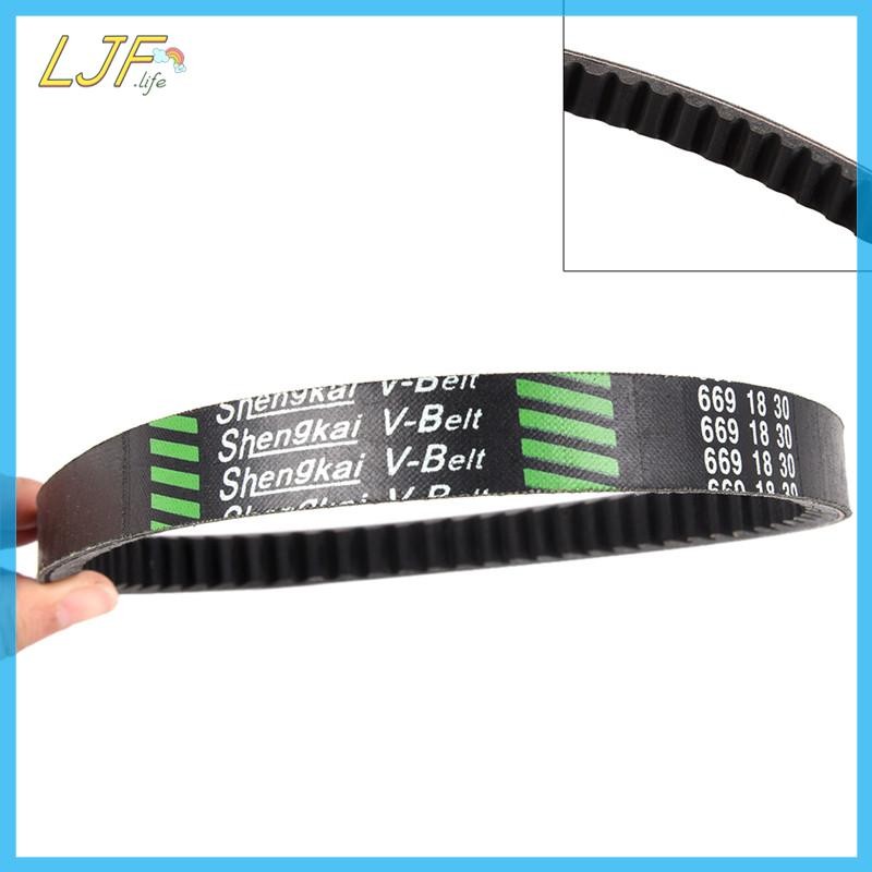 LJF ไดรฟ์เข็มขัด 669 18 30 สกู๊ตเตอร์ Moped 49cc 50cc Go Kart GY6 CVT สําหรับ TAOTAO Roketa TH