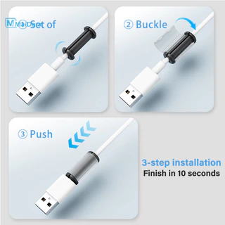 ตัวถนอมสายชาร์จ Cable Protector กันสายหัก ฝาครอบป้องกันสายเคเบิลข้อมูลป้องกันการแตกหักหัวหัวเข็มขัดสายชาร์จ