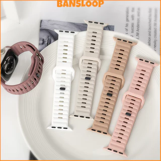สายรัดข้อมือซิลิโคนกีฬา for Apple Watch IWatch Ultra/Ultra/SE 3 2 Series 11 10 9 8 7 6 5 4 49มม 46 45 44 42 41 40 38มม