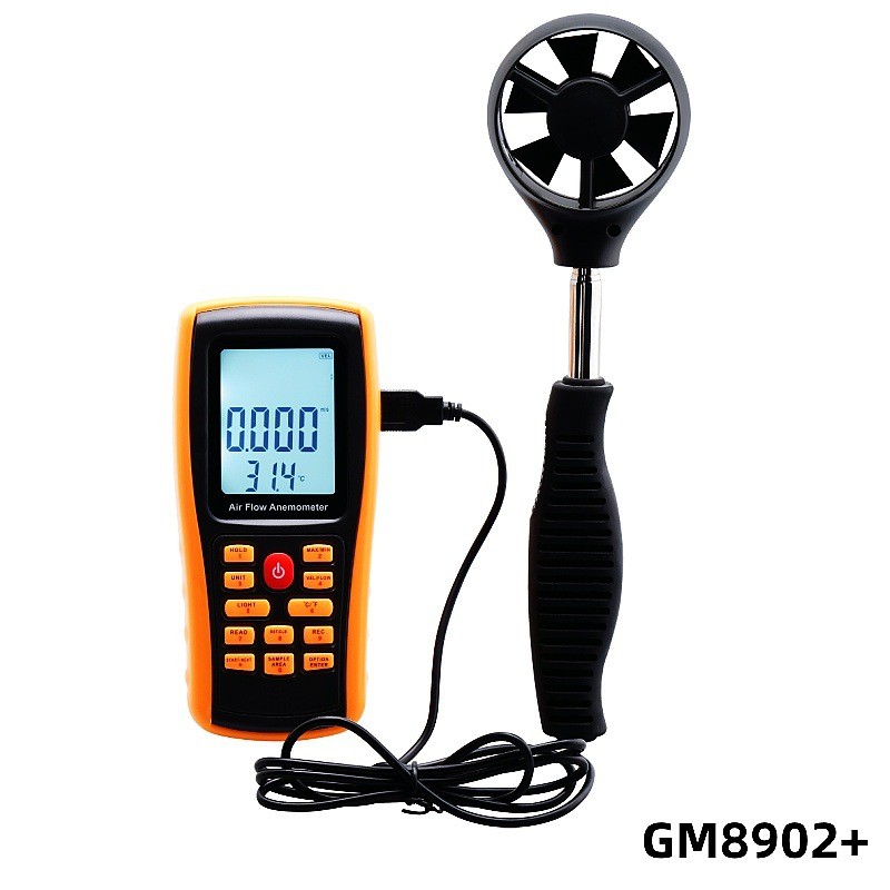 เครื่องวัดความเร็วลมแบบดิจิตอล GM816 เครื่องวัดความเร็วลม เครื่องวัดความเร็วลม 8901 แม่นยํา