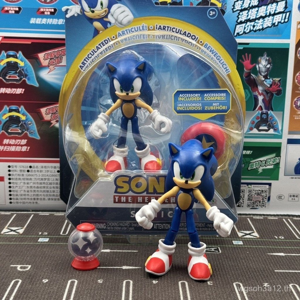 American Sonic Assassin Sonic Sonic Sonic จําลอง Action Figure 13 ซม.ของเล่นเด็กรูปเครื่องประดับตุ๊ก