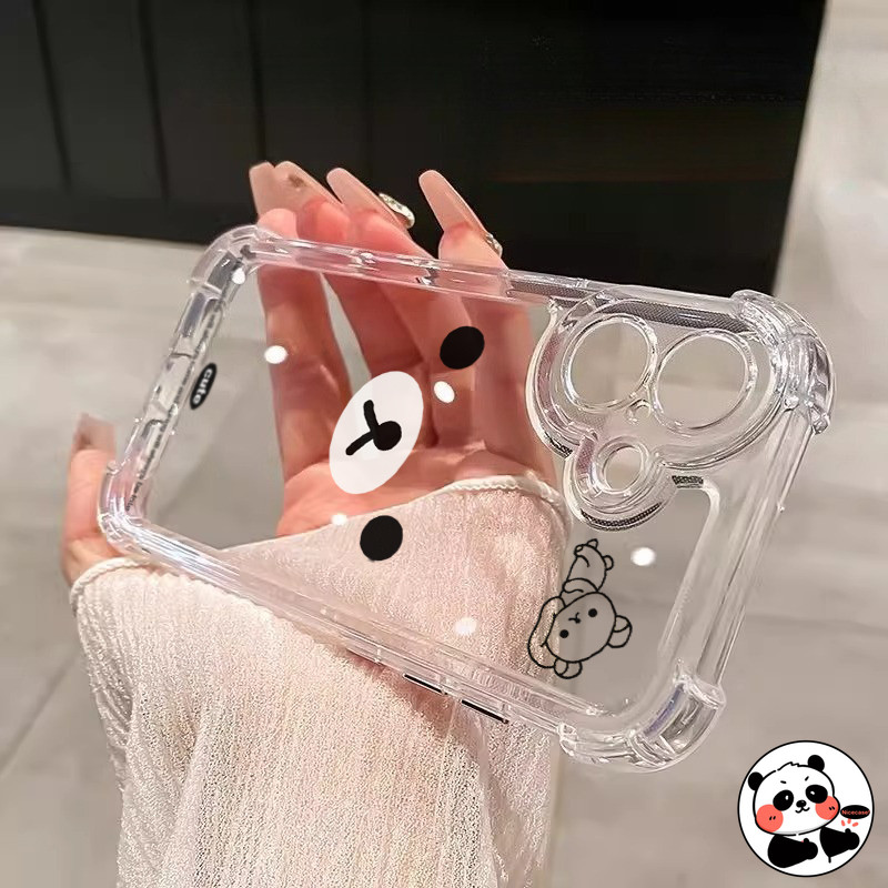 น่ารัก RilakkumaถุงลมนิรภัยสําหรับHuawei Nova Y91 Y90 Y72 Y70 Plus 14 13 12 12s 12i 11 Ultra Lite 11