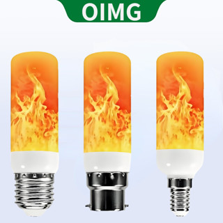 OYMG หลอดไฟ LED เปลวไฟธรรมชาติกระพริบผลตกแต่งบรรยากาศแสง E14…
