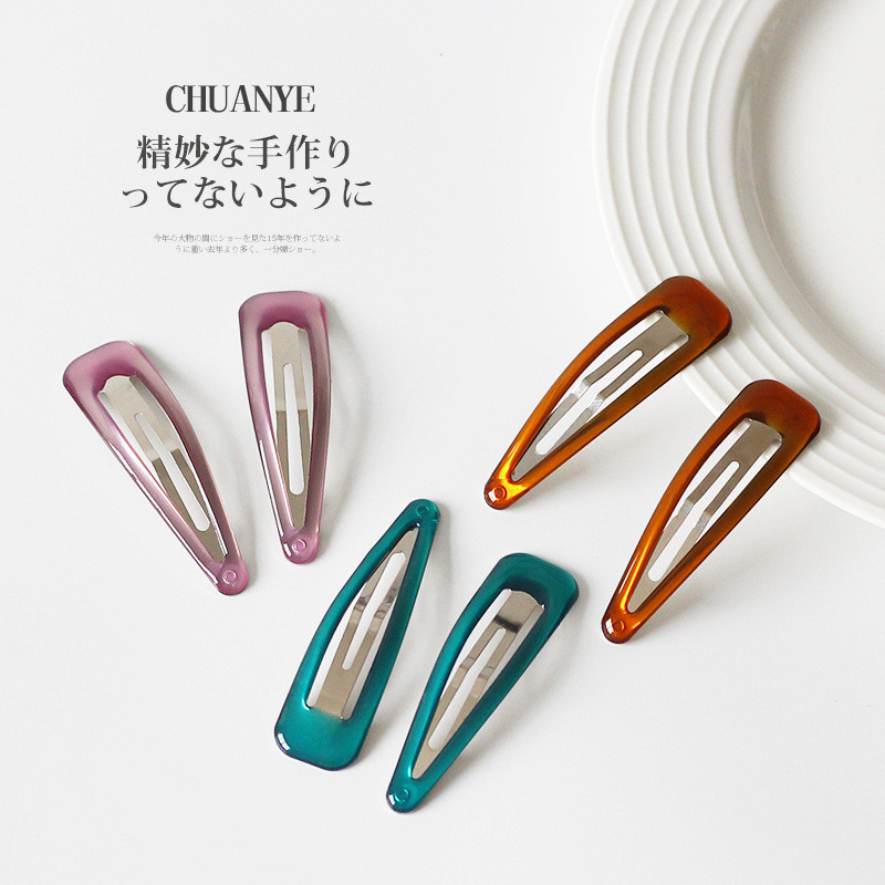 MISSKOI Korean Epoxy Clip-On Bangs ขนาดเล็ก สไตล์ Simple และ Bangs ทรงบางเบา