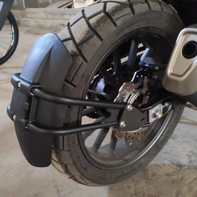 เหมาะสําหรับ Kawasaki Z125 ER6N ER4N ER6F ZR-7S ดัดแปลงอุปกรณ์เสริมด้านหลัง Mudguard Water Baffle ด้