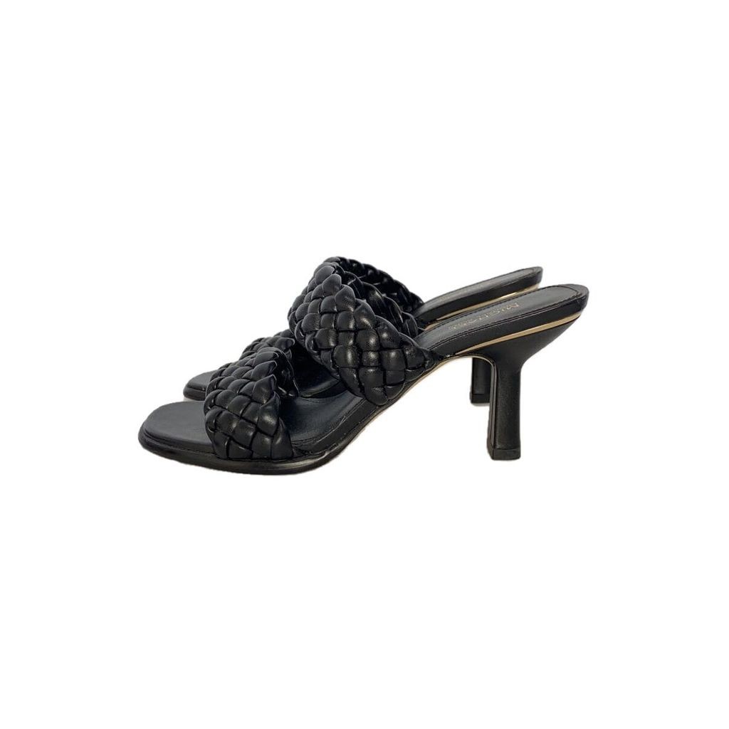 MICHAEL KORS Sandals Braid black 6M Direct from Japan Secondhand