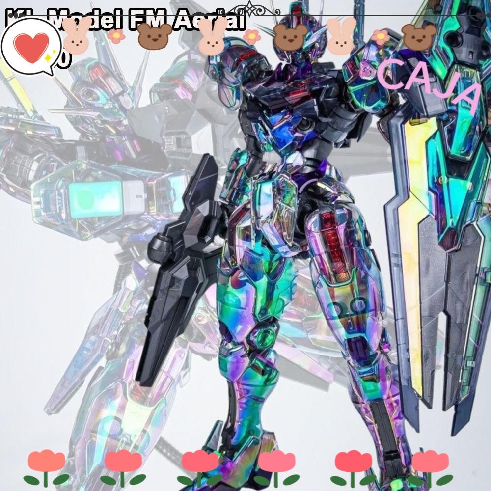 CAJA1 KL รุ่น FM Aerial, Neon สีม่วงสีแม่มดจาก Mercury Assembly Model Kit, Xvx-016 1/100 Scale Laser Color Action Figure อะนิเมะสะสม