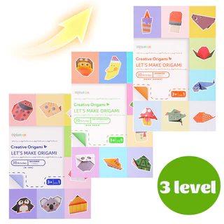 Geetoy ชุด Origami 30 ชิ้นของเล่นสร้างสรรค์พัฒนาสมองของเล่นเพื่อการศึกษาสําหรับเด็ก