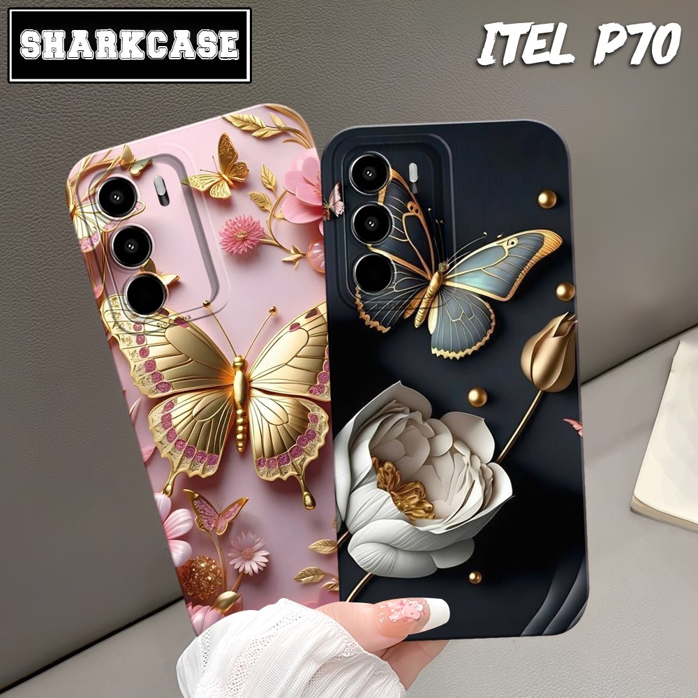 HP ITEL POWER 70 / P70 / P65 / P55 4G / P55 5G เคสโทรศัพท์ผีเสื้อสุนทรียศาสตร์ล่าสุด - เคส Itel - เค