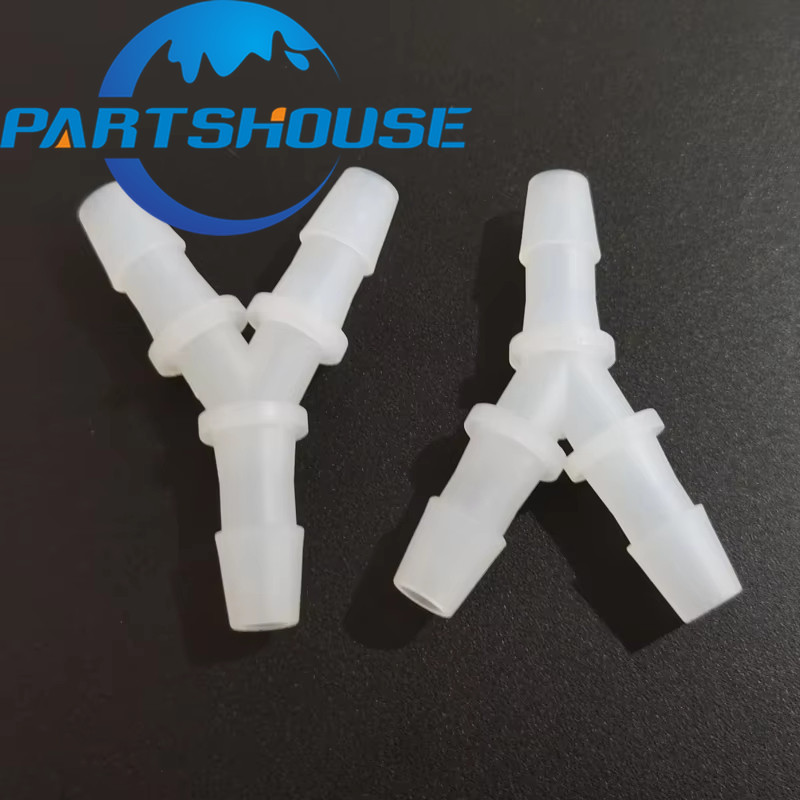 1pcs Y-Tube สําหรับท่อหมึก 4x3 มม.Y-Connector Y รูปหมึกหลอด xp600 Dx11 Dx5 Dx7
