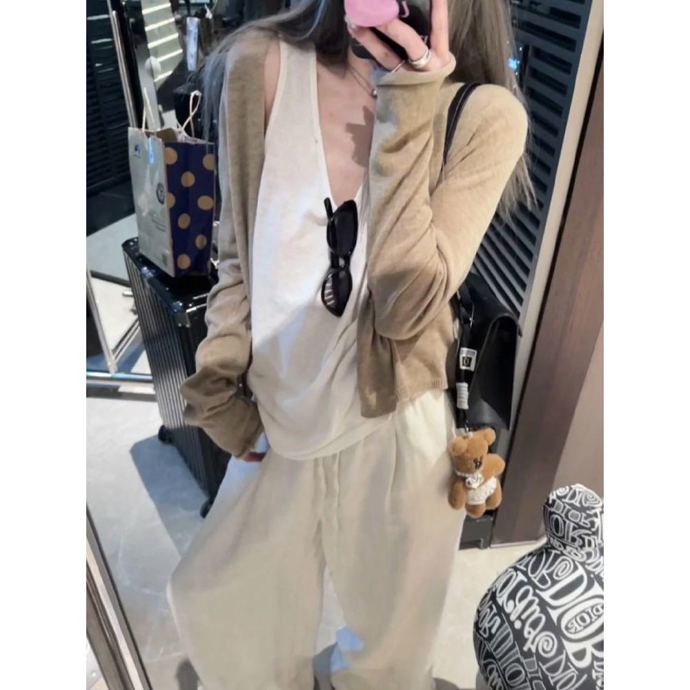 Moses Queen/Moses Queen Lazy Style All-Match Vest หลวมสบายๆหลวมด้านบน