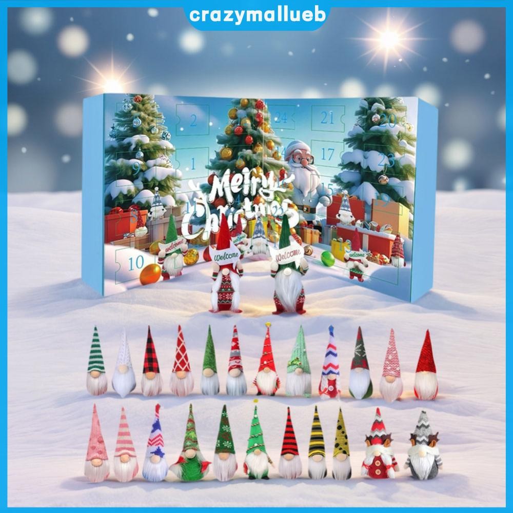 Christmas Gnome Holidays Advent Calendar 2025 Christmas Advent Calendar Gnome Plush Christmas Counti