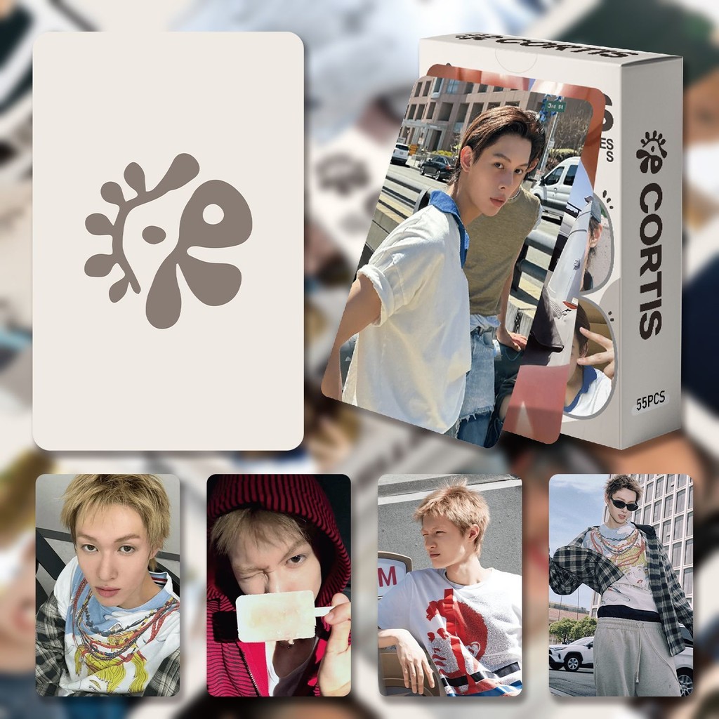 การ์ด อัลบั้ม CORTIS Photocard COLOR OUTSIDE THE LINES สติ๊กเกอร์คอลเลกชันของขวัญ