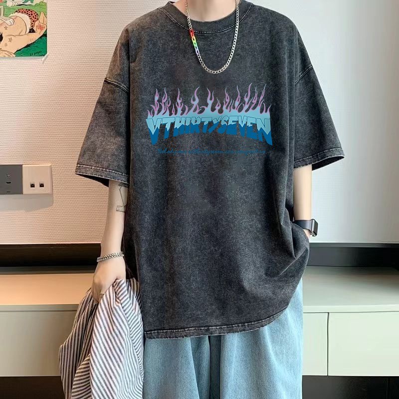 Hebei Distressed Pure Cotton NEW2025] 32 Xinjiang Coffee P23 Washed Branch Weight 260P25 [ผงผ้าฝ้ายใ