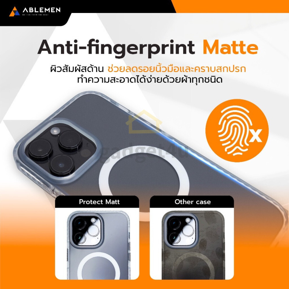 >มีส่งด่วน< Ablemen Protect Case เคสแม่เหล็กกันกระแทก For iPhone 16 Pro Max / 16 Pro - รูปที่ 3
