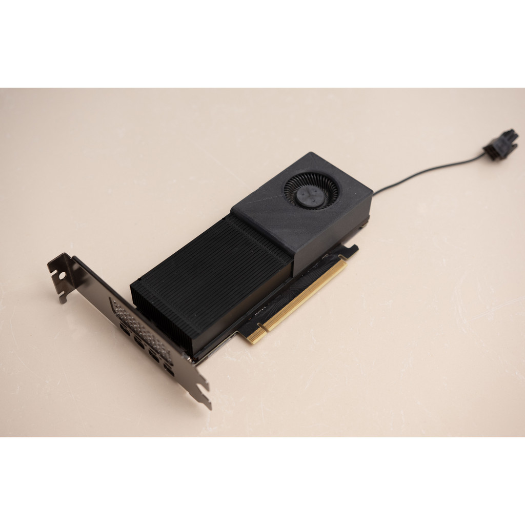 R RTX A2000 หม้อน้ําทองแดงบริสุทธิ์ Graphene Cooling กึ่งสูง HHHL 8 การ์ด กราฟีนการคํานวณ