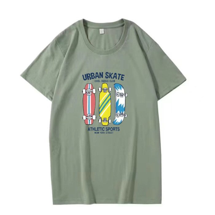 ใหม่ ใหม่ ใหม่232025กีฬาฤดูร้อนหลวม20252025เสื้อ Bottoming สไตล์ใหม่เสื้อผ้าใหม่ All-Match ผู้ชายรอบ