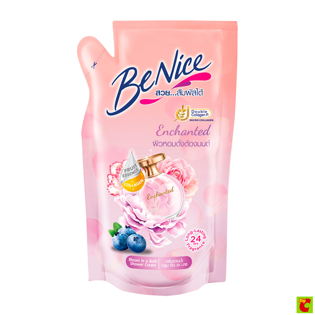 บีไนซ์ บลูมอินบาธ ชาวเวอร์ครีม ถุงเติม 400 มล.