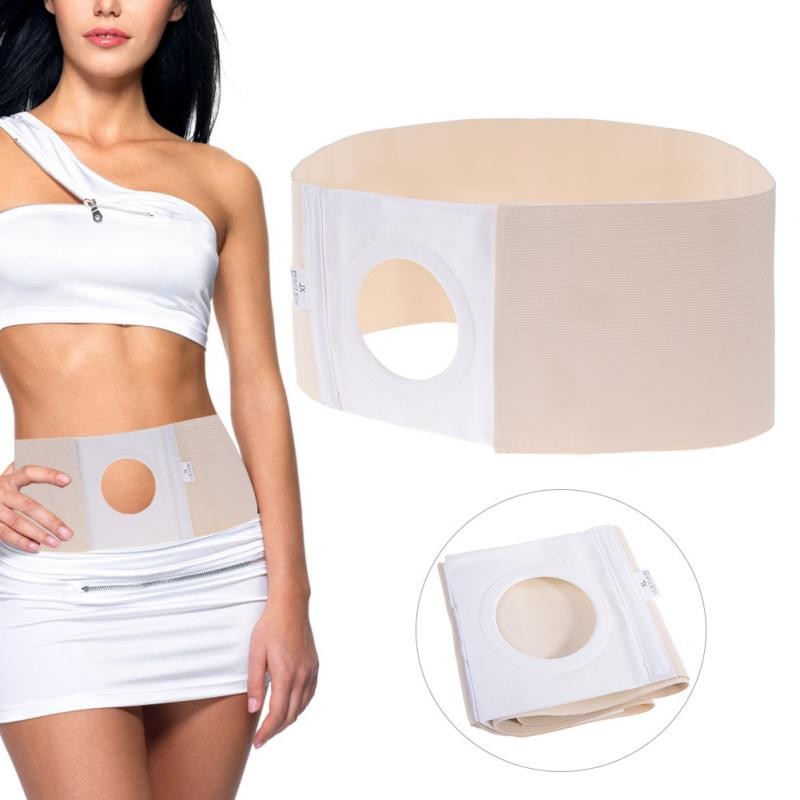 3 Sizes Medical Ostomy Belt Unisex Ostomy Hernia Support Belt Abdominal Brace Abdominal Stoma Preven