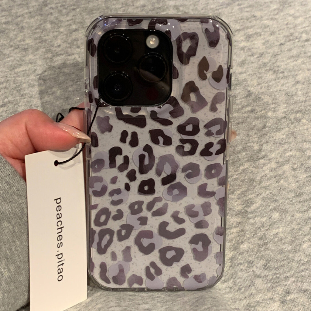 ขั้นสูงย้อนยุคแบบเต็มหน้าจอสาดหมึกเสือดาวพิมพ์เคสโทรศัพท์สําหรับ ไอโฟน17 มือโปร สูงสุด 16 15 14 13 มือโปร สูงสุด กันกระแทกป้องกันกล้องป้องกันการตกฮาร์ดเชลล์ปกห - รูปที่ 5