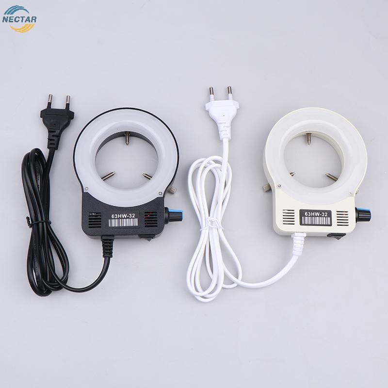 TAR กล้องจุลทรรศน์ LED แหวนส่องสว่างโคมไฟสําหรับกล้องจุลทรรศน์วงกลมอุตสาหกรรมกล้องจุลทรรศน์กล้องแหล่งกําเนิดแสง EU Plug N