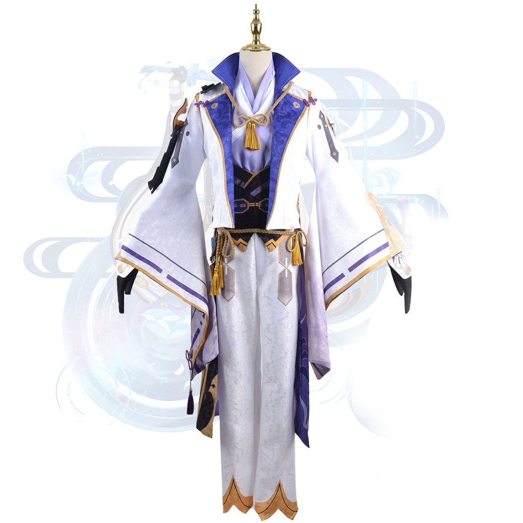 Yuanshen Cosplay Inagi ปราสาท Kamari Ayato เครื่องแต่งกายเกมอะนิเมะ