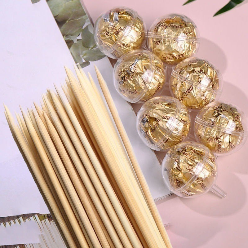 ไม้เฟอเรโรบอล 40 ซม ยาว | กล่องน่ารัก Ferero Stick - Bamboo Stick Bamboo Stick Chocolate Bouquet Sti