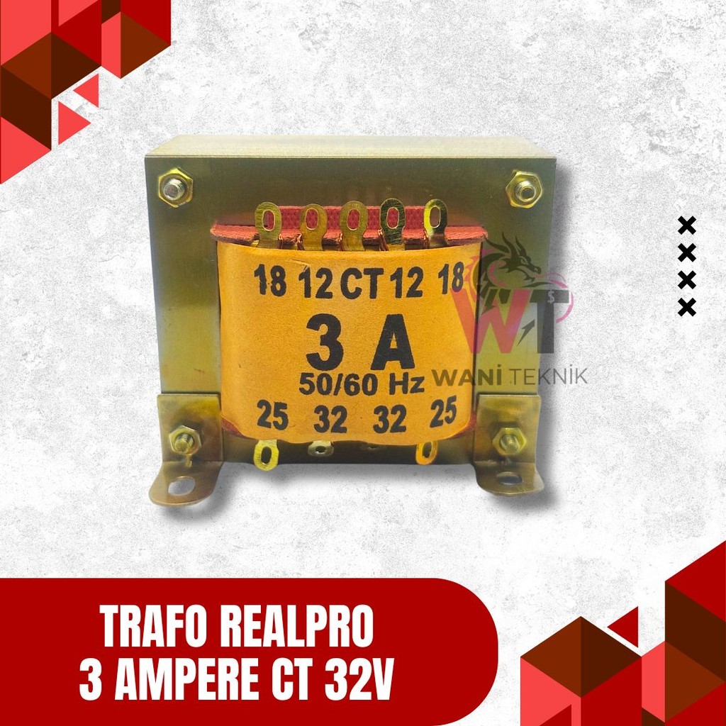 หม้อแปลง RealPro 3A CT 32V - ของแท้สําหรับเครือข่ายเสียงคุณภาพ