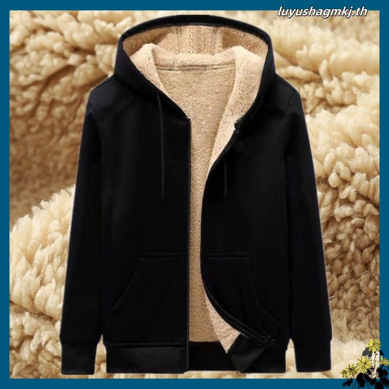 NITROGEN เสื้อกันหนาวแขนยาว แบบมีฮู้ด แฟชั่นสําหรับผู้ชาย แฟชั่นฤดูหนาว สไตล์เกาหลี  นุ่ม สบาย ขนาด: