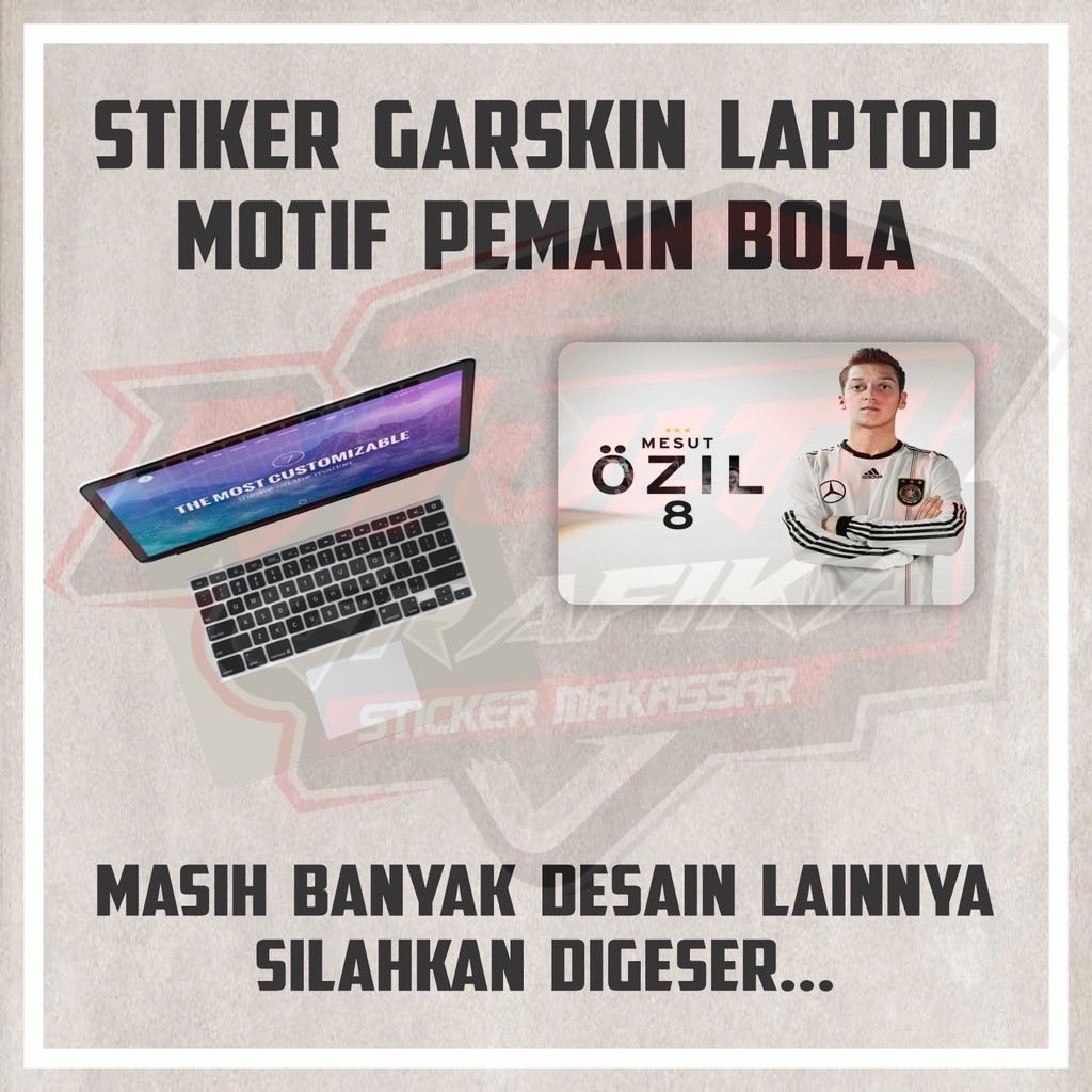 Multi GARSKIN Laptop Accessories Laptop NoteBook Football Player
