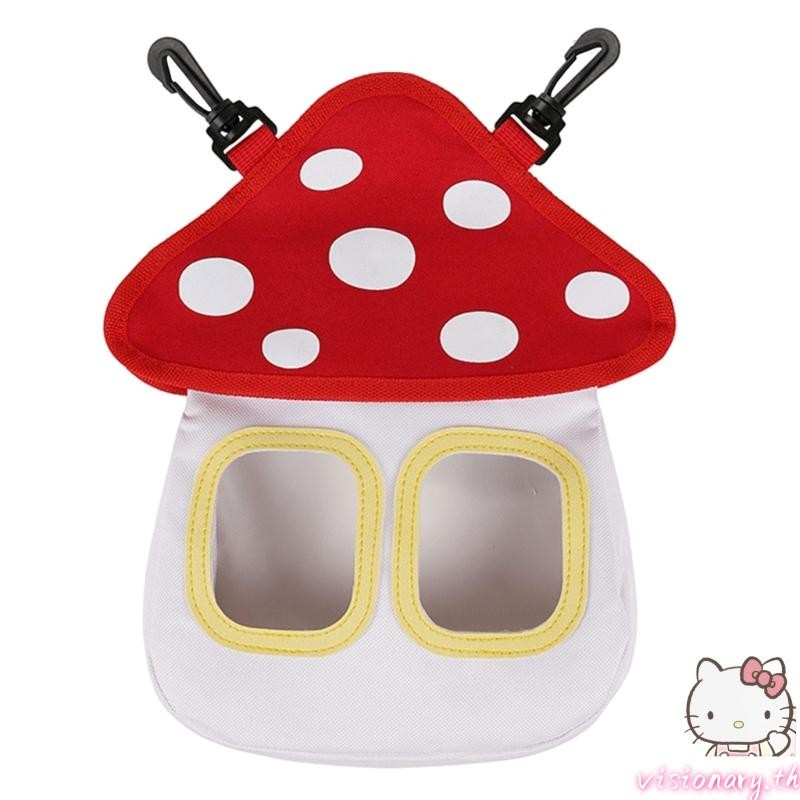 Vision กรงแขวน Feeder สําหรับ Hay กระเป๋าเก็บ Feeding Dispenser สําหรับ Hay Feeder สําหรับ Gui