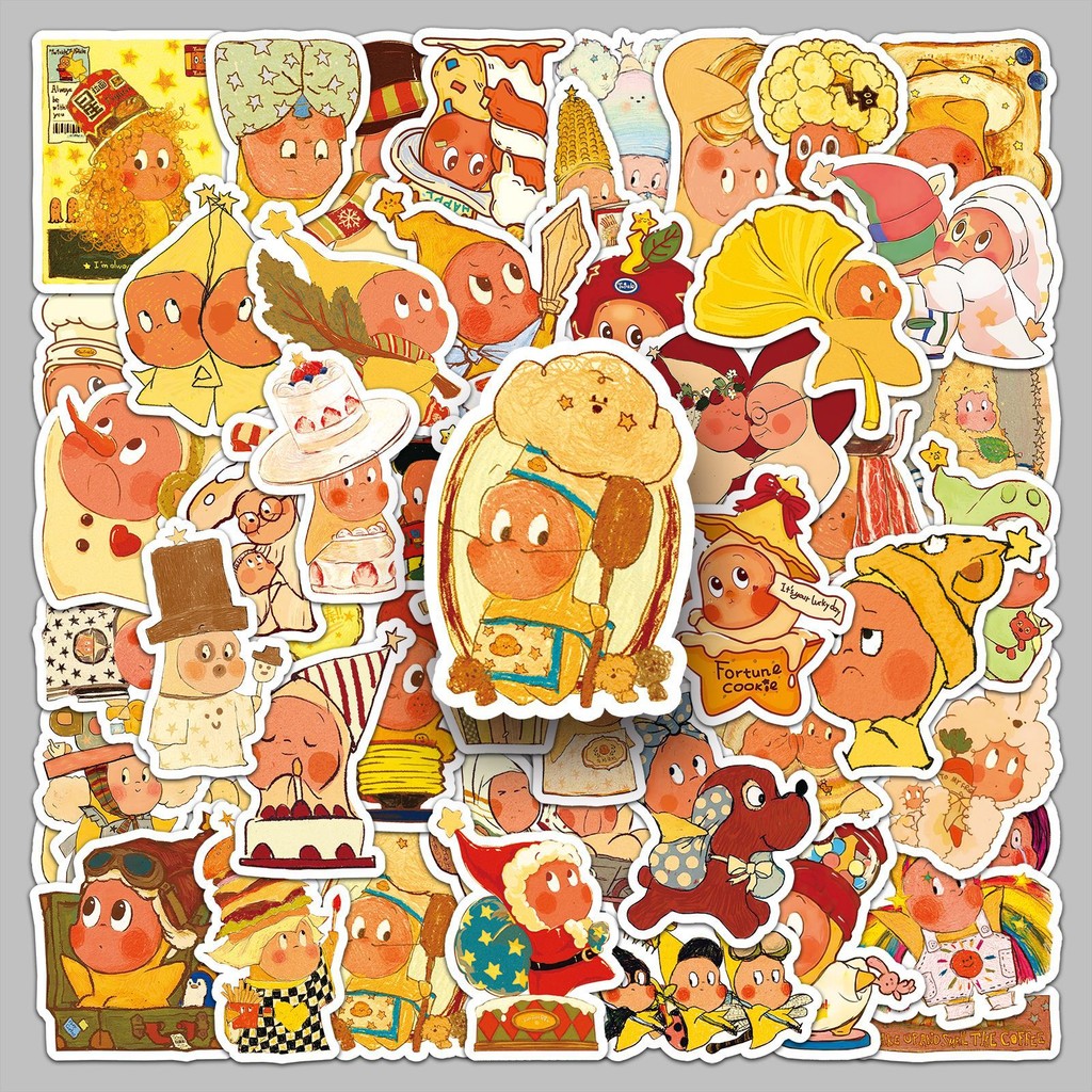 TwinkleTwinkle Star Character Stickers (50 ชิ้น) - สติ๊กเกอร์กล่องตาบอดอินเทรนด์น่ารักสําหรับคู่มือตกแต่ง & กล่องเก็บของ DIY - รูปที่ 3