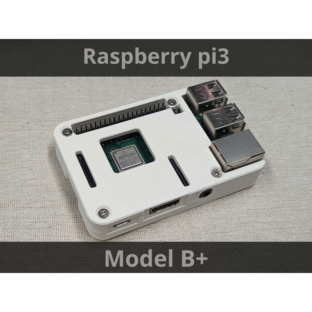 T19 - กล่องป้องกัน Raspberry Pi 3 รุ่น B+ (สกรู Using M2.6)