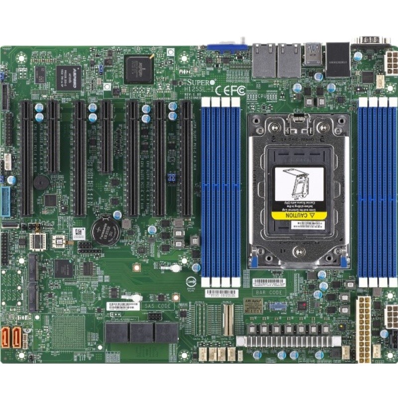 Ultra Micro H12SSL-I Single Channel AMD EPYC 7002 Series Server เมนบอร์ด IPFS ไม่ใช่ใหม่เอี่ยม