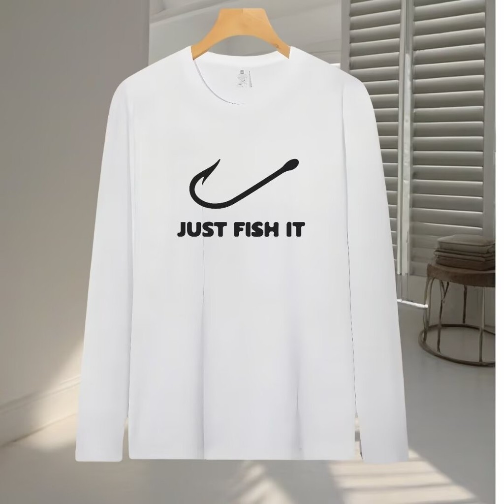 COD 20252024 New Loose Long Sleeve T-Shirt for Men Casual Versatile Couple Outfit American Style Ear