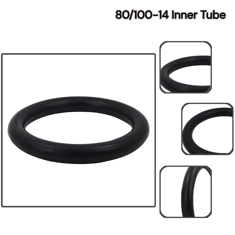 80/100-14 inner tube for electric moped folding bicycle, electric bicycle thickened and durable