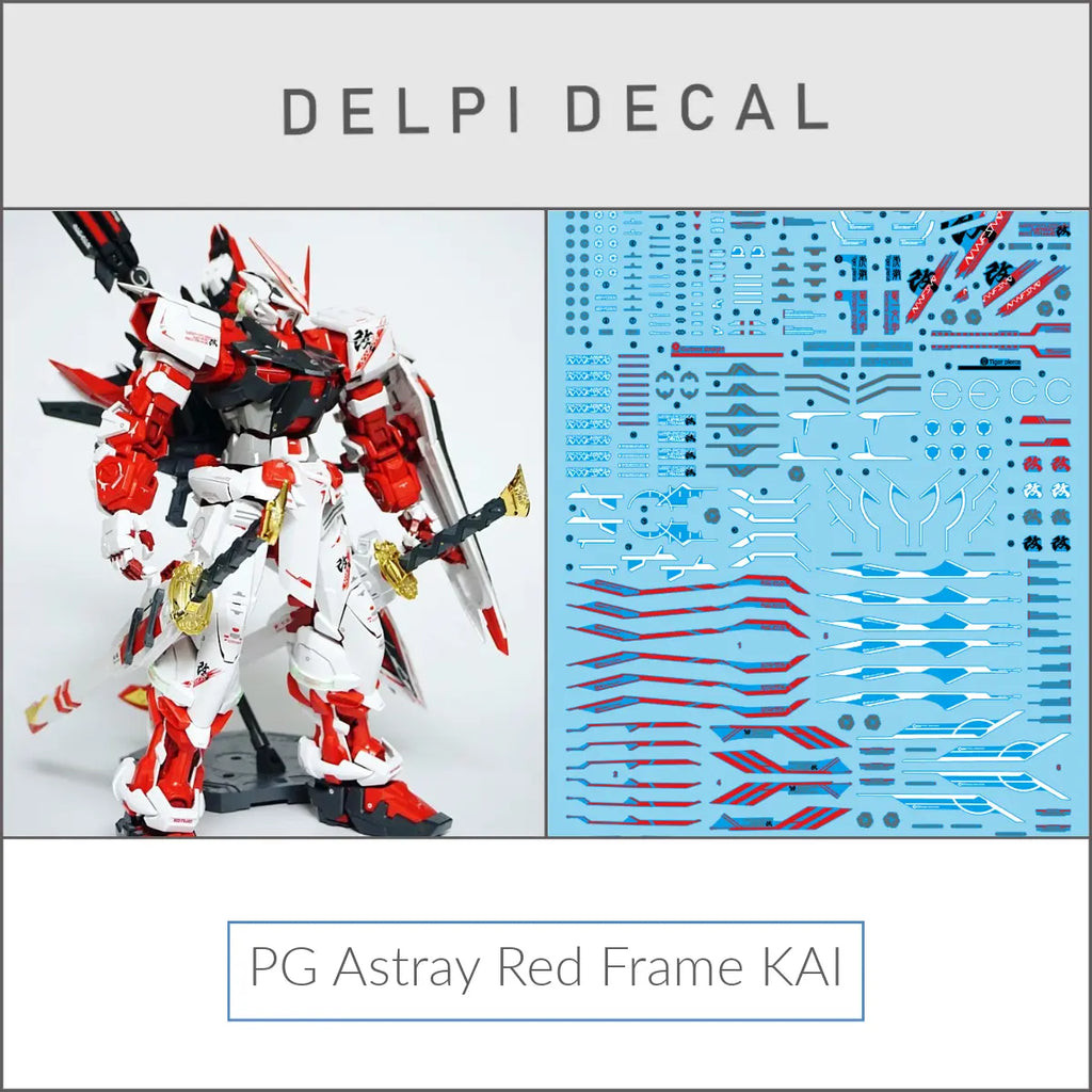 Delpi Decal (ดีคอลน้ำ) PG Astray Red Frame KAI