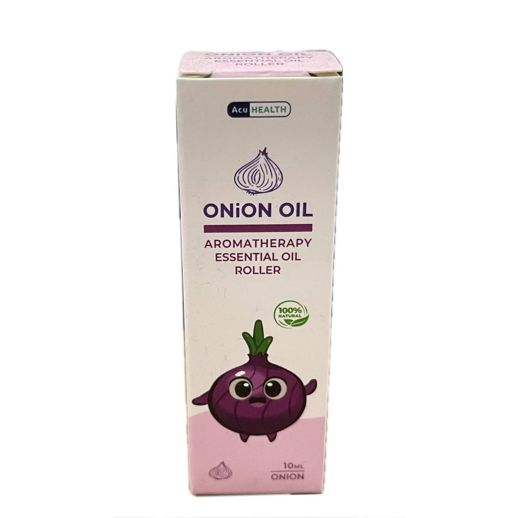 MEDICREW ACUUHEALTH ONION OIL AROMATHERAPY ESSENTIAL OIL ROLLER 10ML (EXP:07/2026)