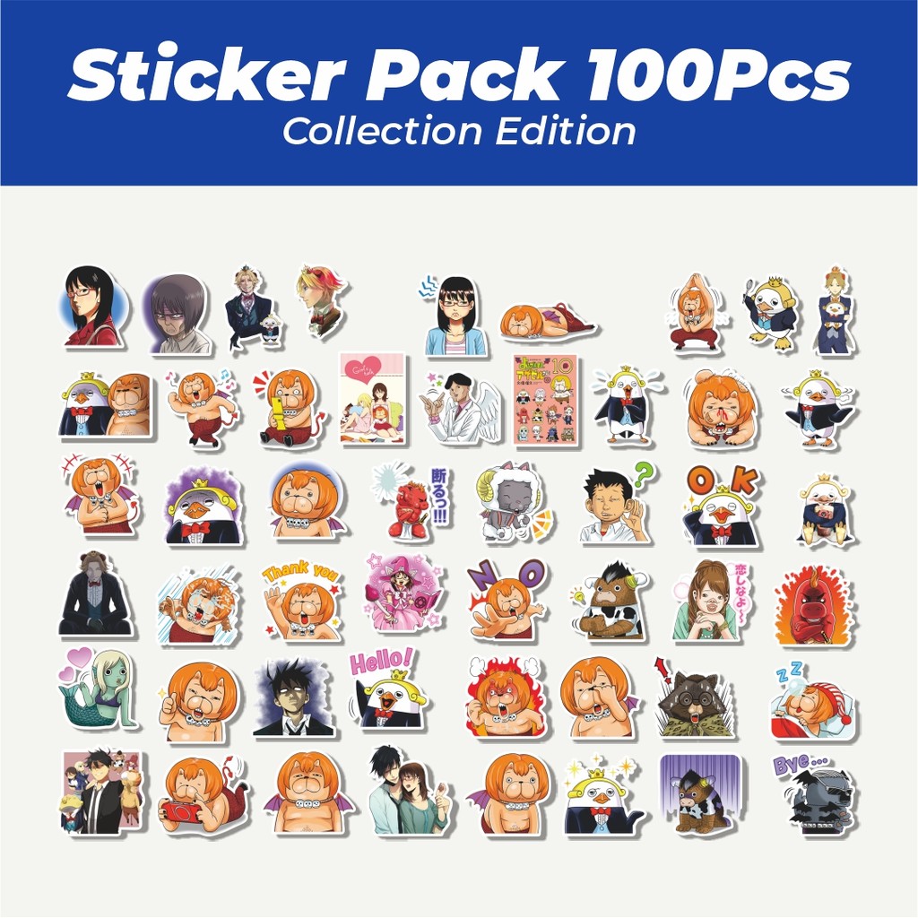 สติกเกอร์ร้อน Yondemasu yo, Azazel-san อะนิเมะน่ารักสติกเกอร์กันน้ํากาวสติกเกอร์กันน้ํา Decal สําหรั