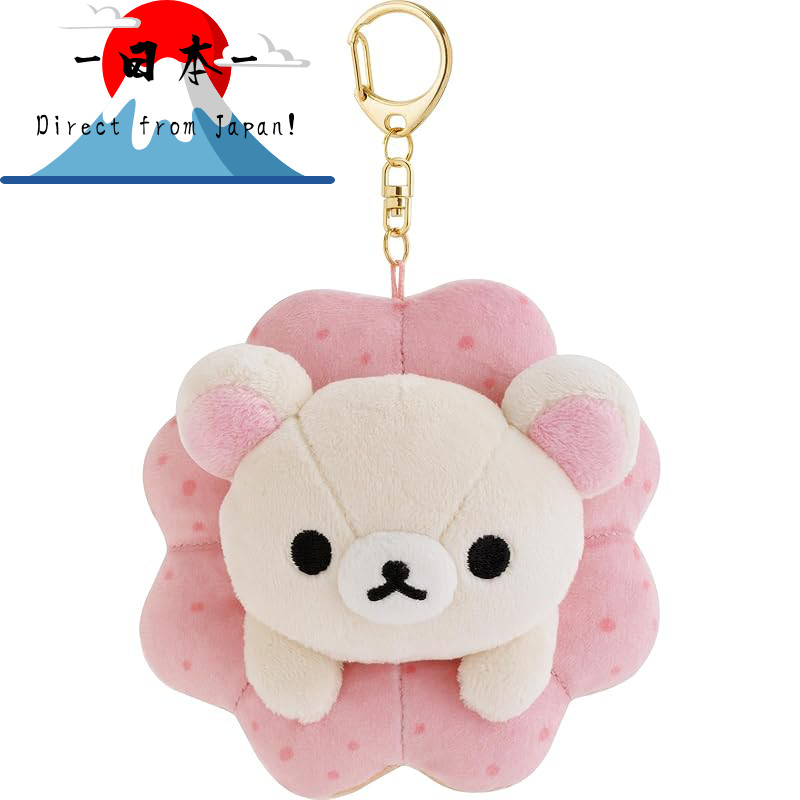[Direct from Japan]
San-X Rilakkuma "Rilakkuma × Mister Donut" Hanging Plush Toy Korilakkuma (Pon de