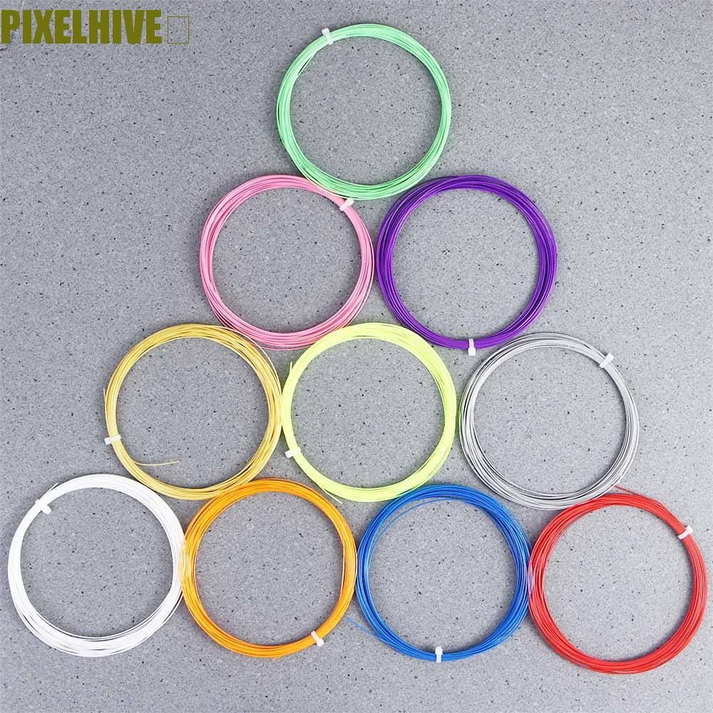 PIXELHIVE​ Badminton String Carbon Nanofiber ND-65 Line 0.7 mm Racquet Sports Badminton Training Bad