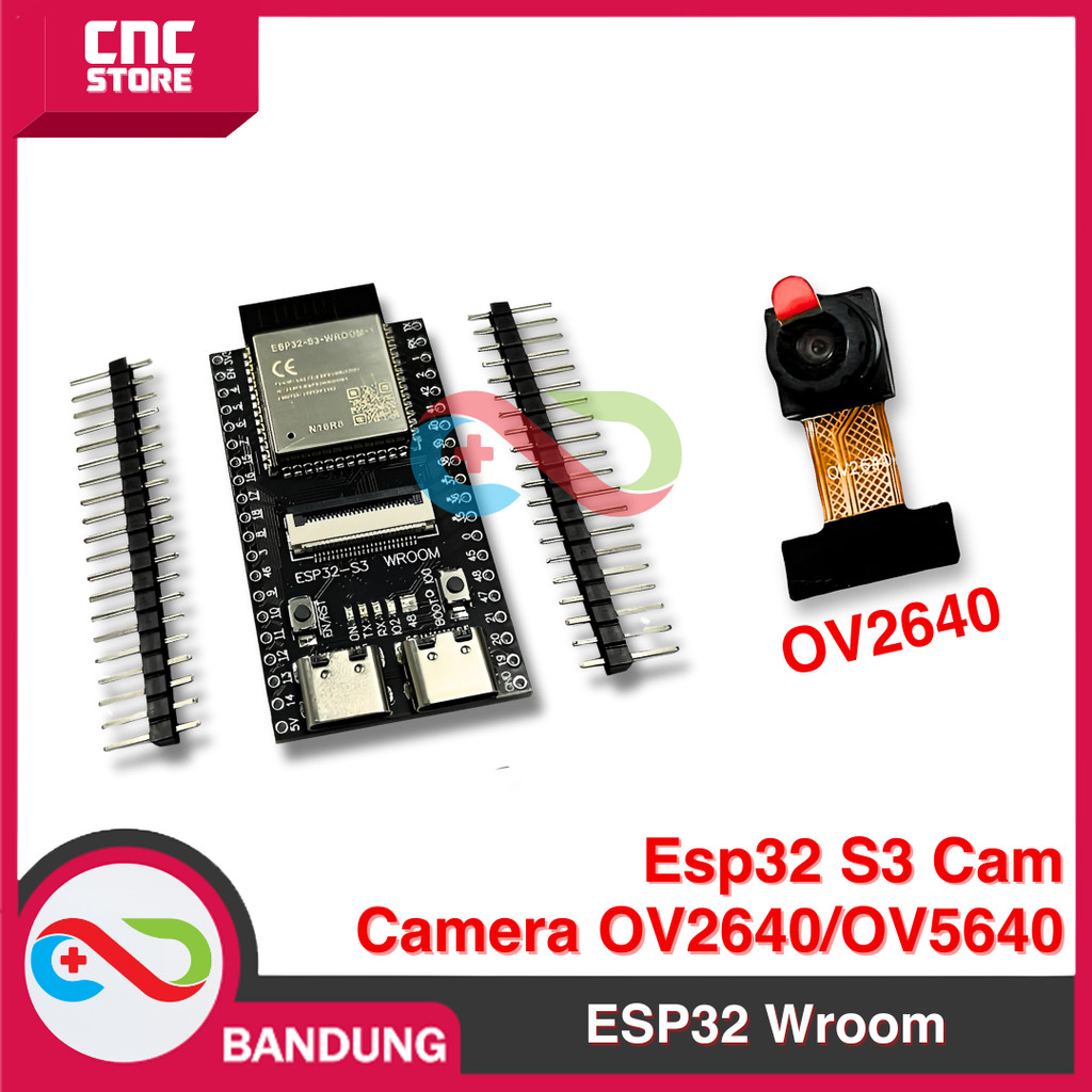 ESP32-S3 WROOM N16R8 CAM OV2640/OV5640 กล้องโมดูลคณะกรรมการการพัฒนา - พร้อม OV2640