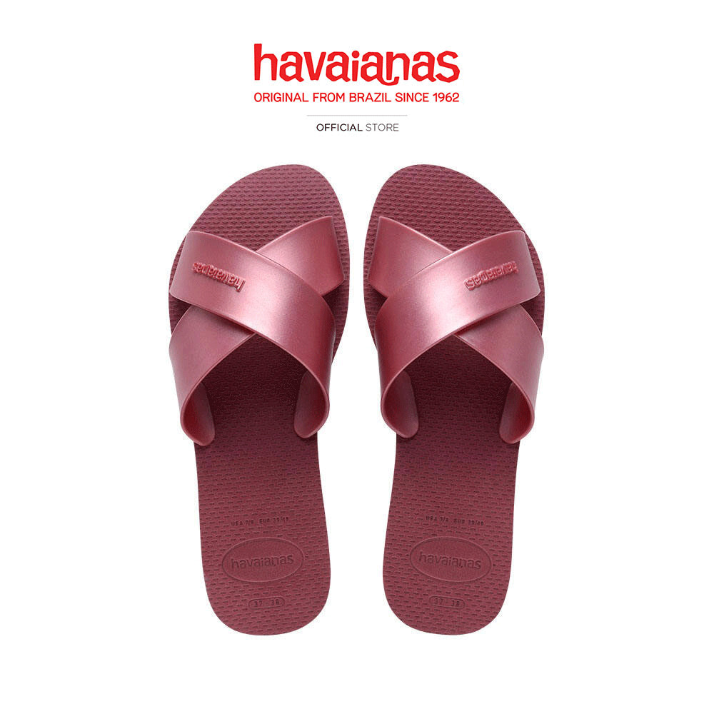 HAVAIANAS รองเท้าแตะ Aqua Metallic Sandals AMARANTH PINK 414886693393F_F5PIXX